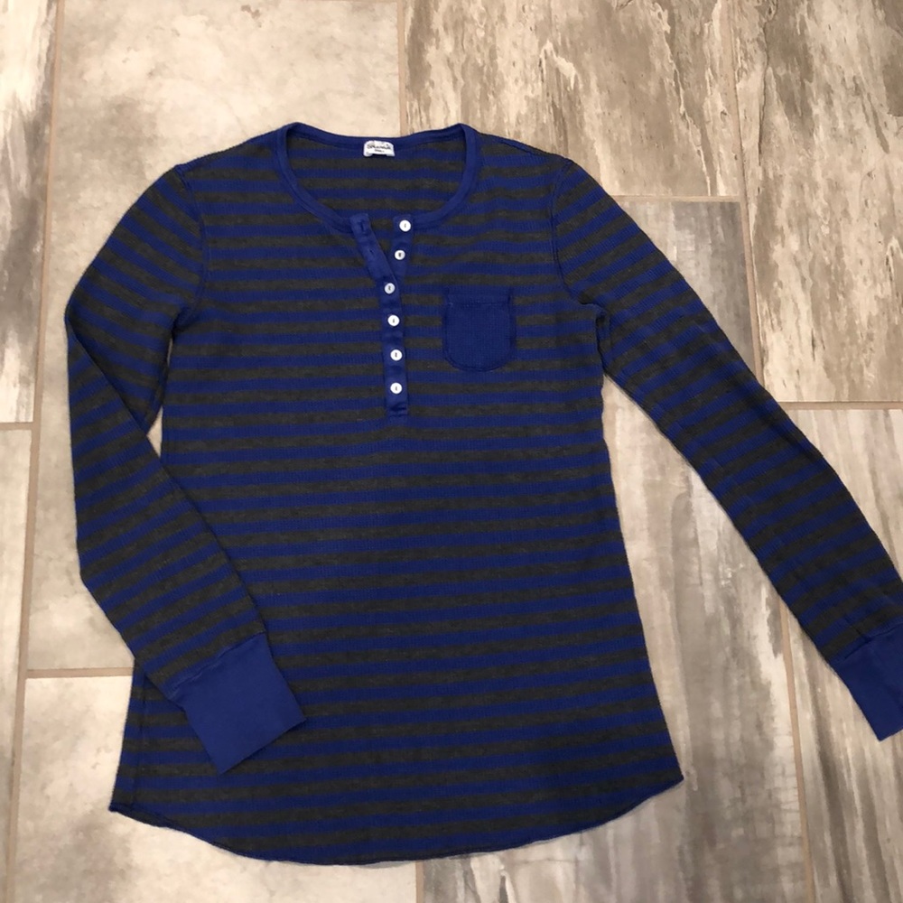 Woman’s Splendid striped thermal top